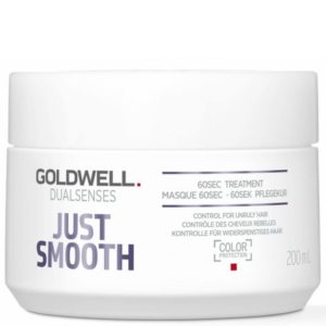 Goldwell Just Smooth 60sec Treatment - Maska do włosów puszących się 200ml