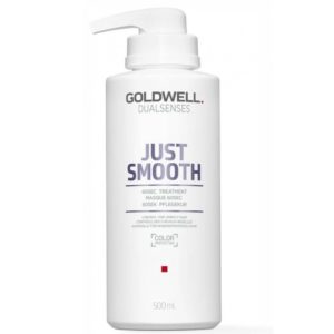 Goldwell Just Smooth 60sec Treatment - Maska do włosów puszących się 500ml