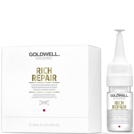 Goldwell Rich Repair Leave In Serum – Intensywne odbudowujące serum do włosów 12x18ml