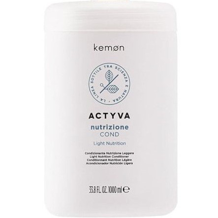 Kemon Actyva Nutrizione Conditioner – Odżywka intensywnie nawilżająca do włosów przesuszonych 1000ml