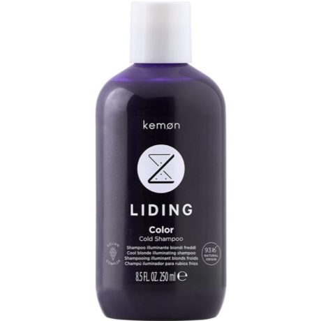 Kemon Liding Cold Color – Rozświetlający szampon do włosów blond 250ml