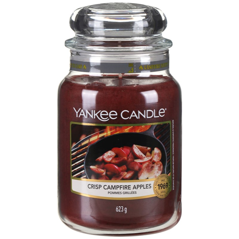 Yankee Candle Crisp Campfire Apples - Duża świeca zapachowa 623g