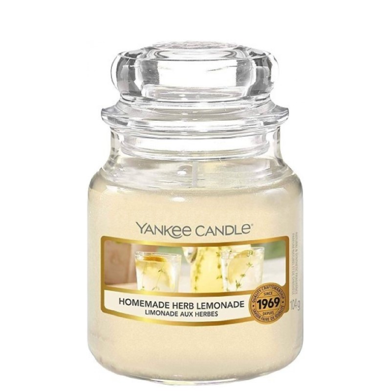 Yankee Candle Homemade Herb Lemonade - Mała świeca zapachowa 104g