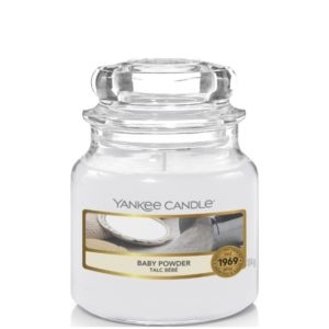 Yankee Candle Baby Powder - Mała świeca zapachowa 104g