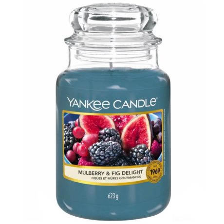 Yankee Candle Mulberry & Fig Delight – Duża świeca zapachowa 623g
