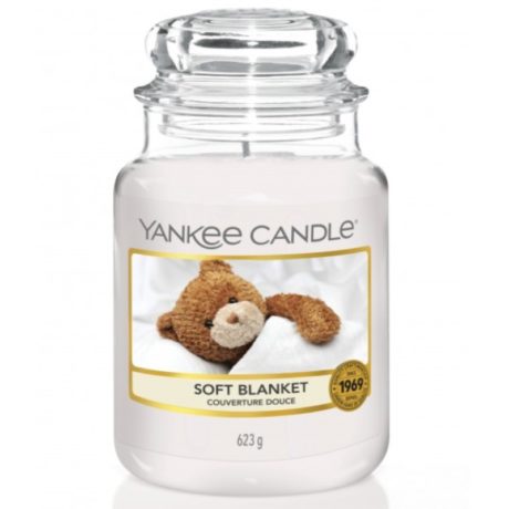 Yankee Candle Soft Blanket – Duża świeca zapachowa 623g