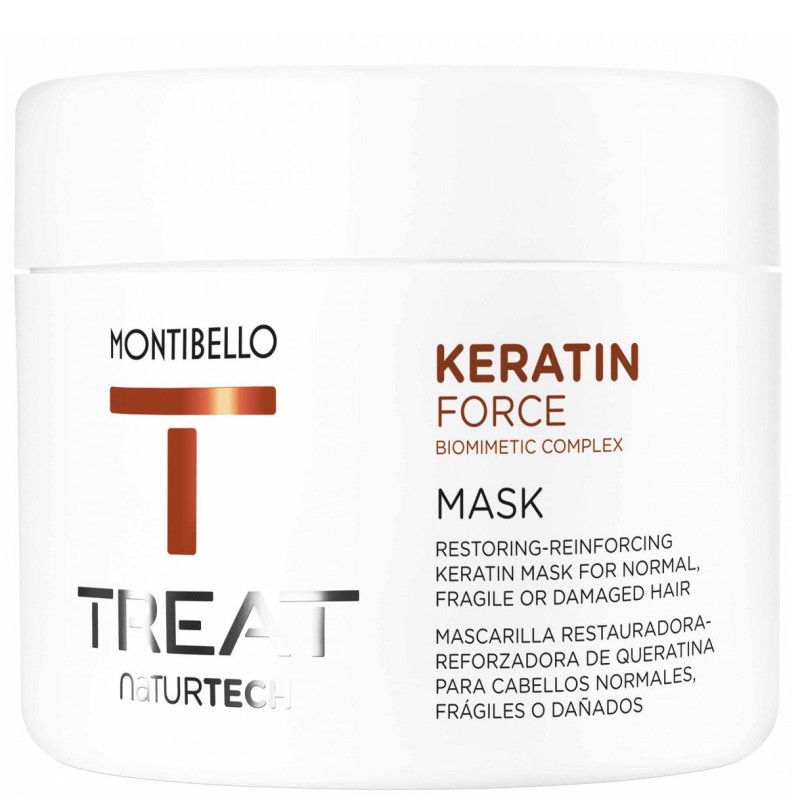Montibello Naturtech Keratin Force Mask - Maska wzmacniająca do włosów 500ml