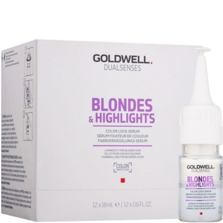 Goldwell Blondes&High Color Lock Serum – Serum w ampułkach przypieczętowujące kolor 12x18ml