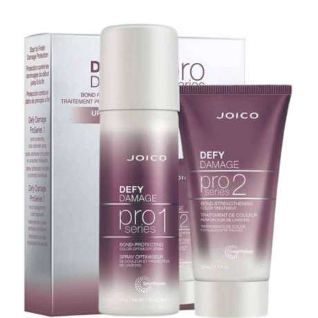Joico Defy Damage Pro series - Zestaw do koloryzacji spray ochronny 57ml i maska intensywnie regenerująca 50ml
