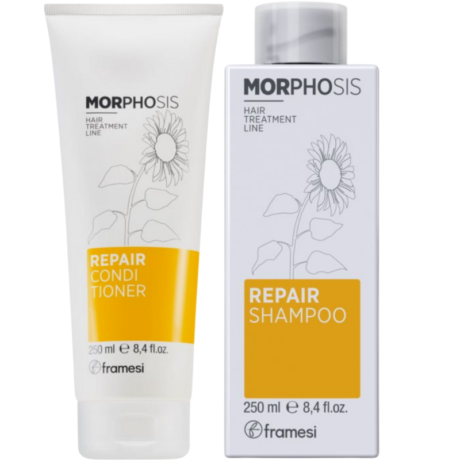 Framesi Morphosis Repair Kit – Głęboko regenerujący zestaw do włosów zniszczonych 250ml + 250ml