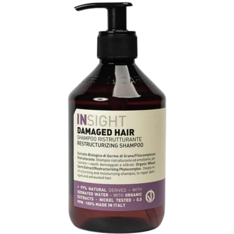 Insight Damaged Hair Restructurizing - Szampon odbudowujący do włosów zniszczonych 400ml