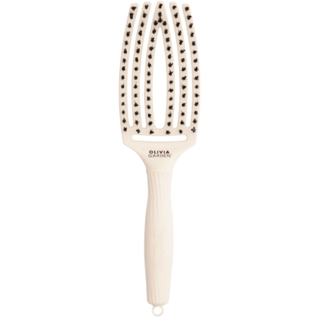 Olivia Garden 97 Finger Brush BLOOM Edelweiss – Szczotka rozczesywania z włosiem dzika