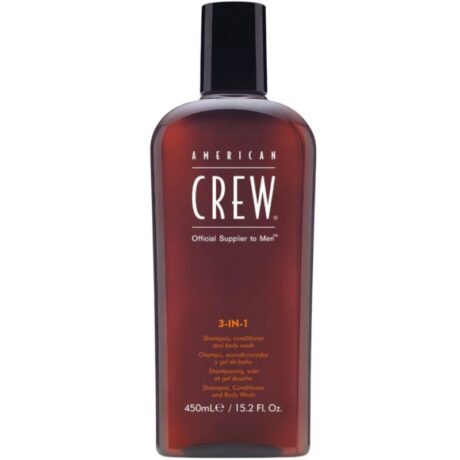 American Crew 3-in-1 Sh.+Cond.+Body Wash – 3w1 Szampon, odżywka i żel pod prysznic 450ml