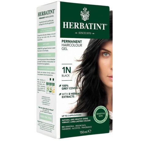 Herbatint – Trwała farba do włosów N1 czarny 150 ml