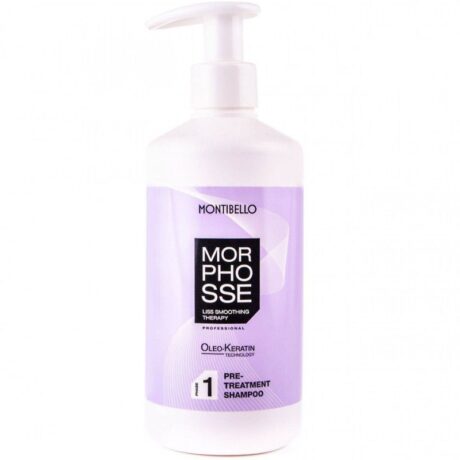 Montibello Morphosse Oleo-Keratin Pre-Treatment - Szampon oczyszczający przed zabiegiem prostowania włosów 500 ml