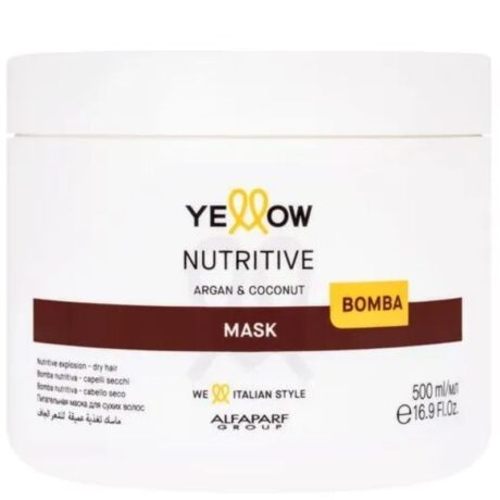 Alfaparf Yellow Nutritive - Maska nawilżająca do włosów zniszczonych 500 ml